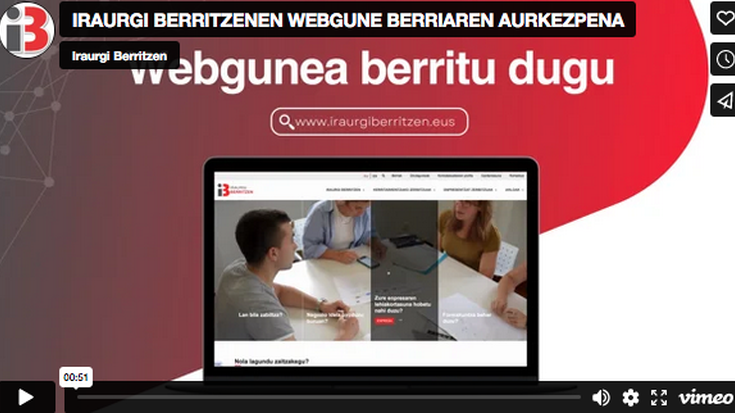 Iraurgi Berritzenek webgunea berritu du
