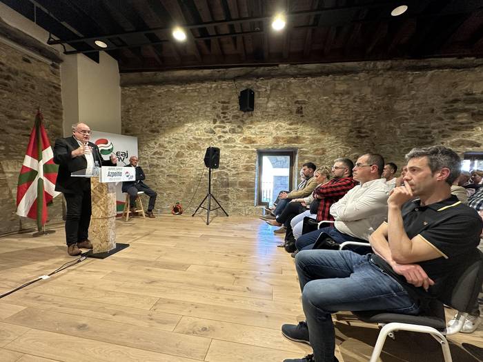 Urolako hautagaiak aurkeztuko ditu bihar EAJk Azpeitian