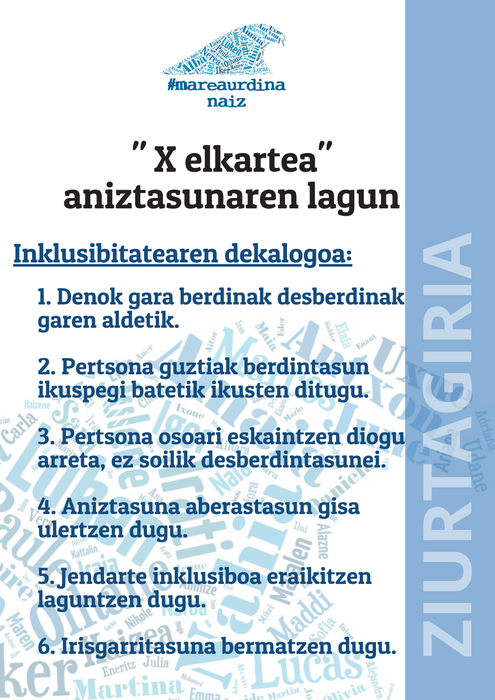Marea Urdina Naiz ziurtagiria kaleratu dugu