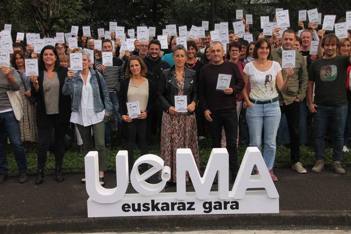 Euskara lehenetsiko dutela adierazteko, adierazpen instituzionala onartuko dute Uemako kide diren udaletan