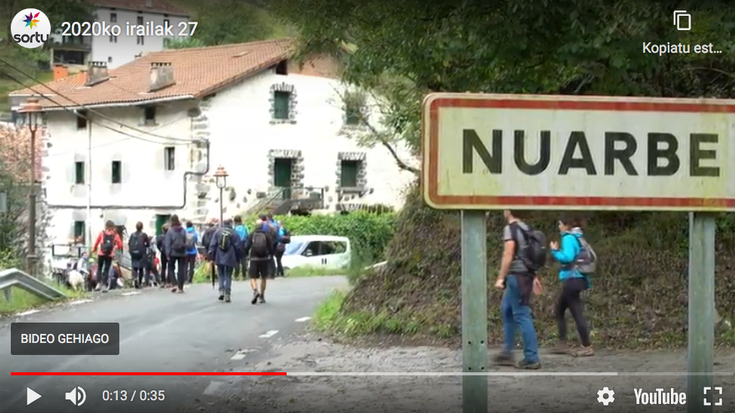 Irailaren 27aren inguruan antolatutako egitasmoetan parte hartzeko deia egin du Sortuk