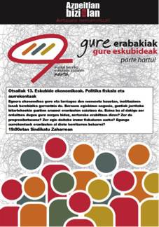 Otsailak 13. Eskubide ekonomikoetaz ariko ...