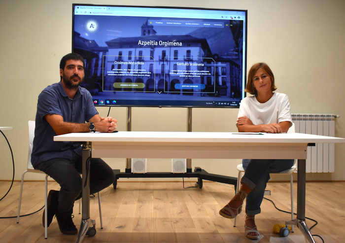Azpeitiko oroimenaren webgunea aurkeztu dute udalak eta Aranzadi zientzia elkarteak